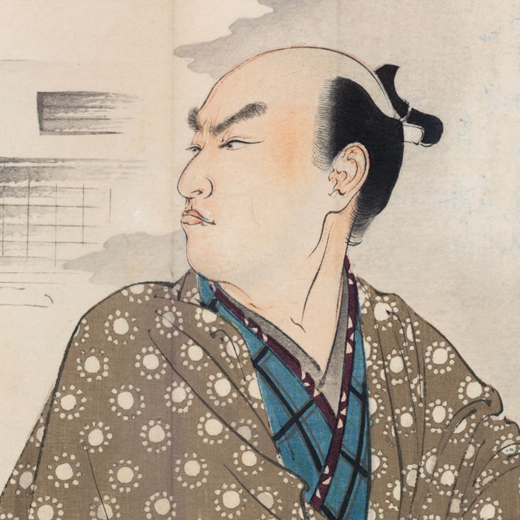 Detai of frontispiece by Mizuno Toshikata for Yamada Bimyō's Kyōdanji