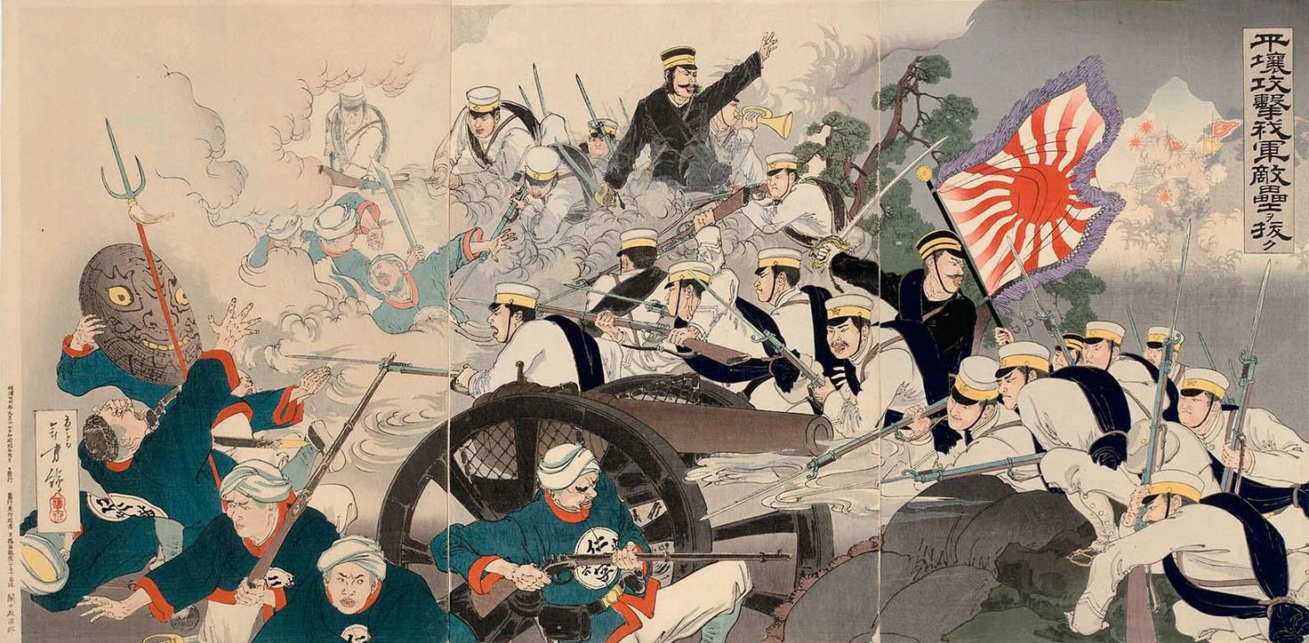 Heijō kōgeki waga gun tekirui o nuku (1894)