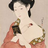 化粧の女