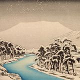 雪の伊吹山