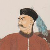 清国北洋艦隊於威海衛全滅遂提督丁汝昌我海軍敵不能於官宅自殺図