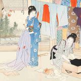 三越好都のにしき: 土用干