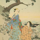 菊見: 寛保頃婦人