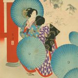 花見: 文政頃婦人