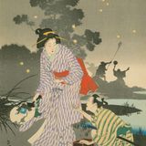 螢狩: 天明頃婦人