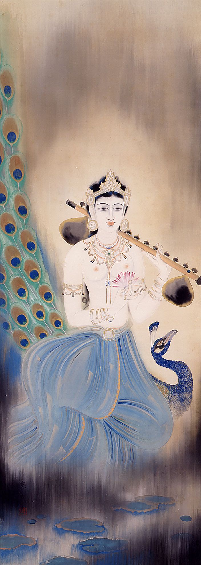 Kujaku myōon by Arai Kanpō